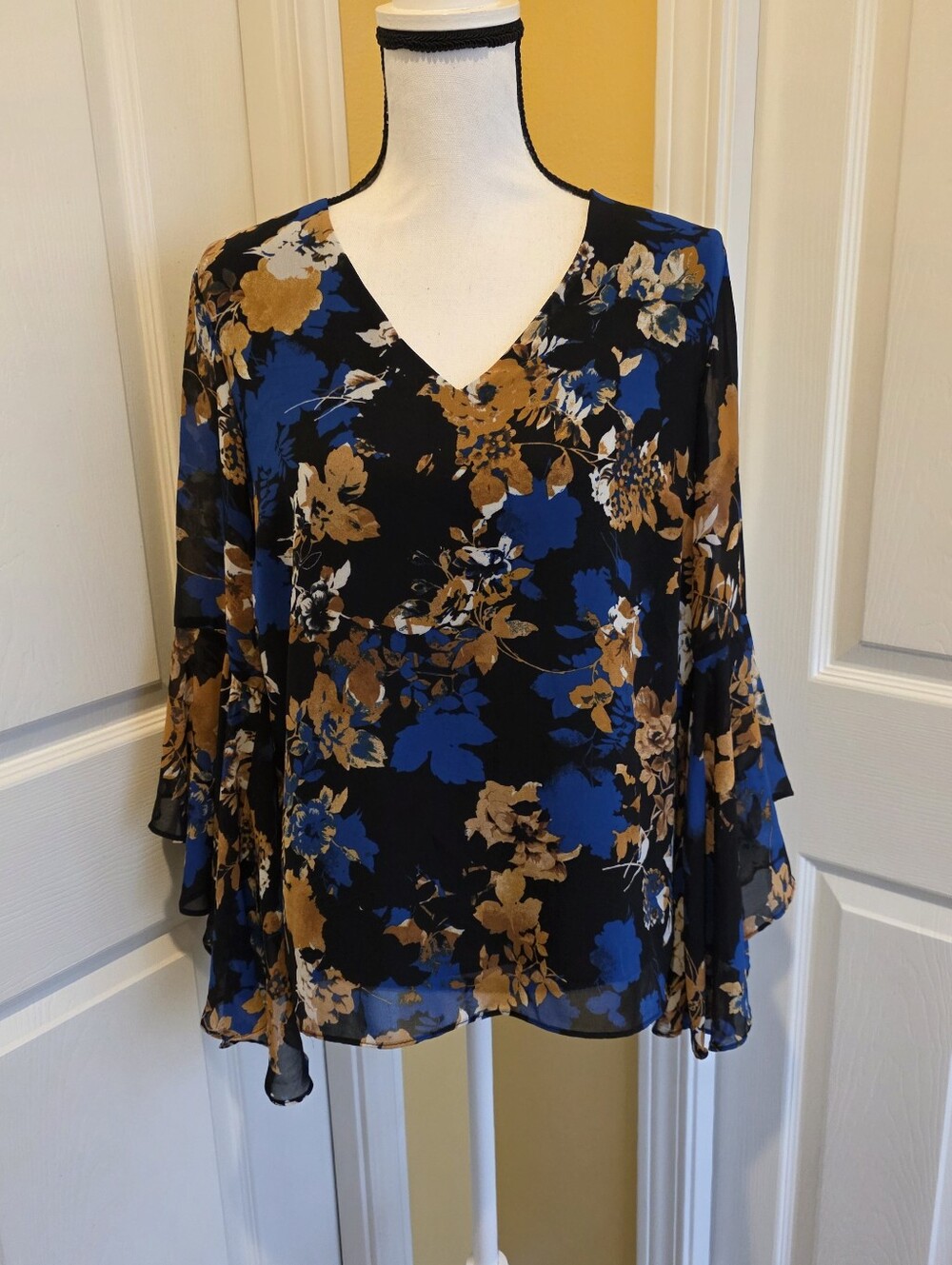 THALIA SODI COLORFUL BLOUSE, SIZE M